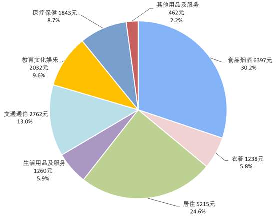 统计局：2020年农村居民人均消费支出13713元 实际下降0.1%