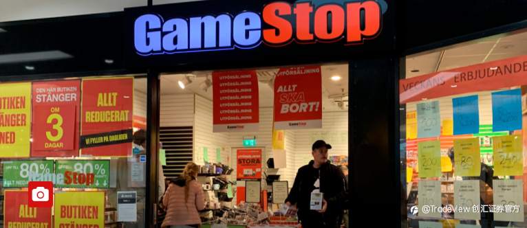 Tradeview1月27日市场观察，最火热股票GameStop价格上涨130％，美国各大指数下跌，微软为科技巨头财报业绩立了标杆