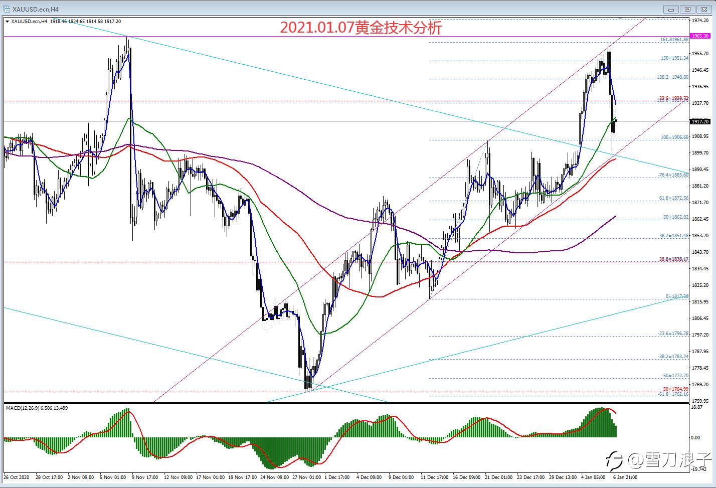 2021.01.07黄金技术分析