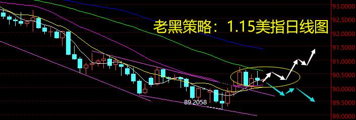 老黑策略：1.15外汇分析策略