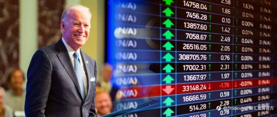 Tradeview 1月14日市场观察，拜登通过承诺经济刺激方案推动市场上涨，英国疫情死亡人数增加，但富时100指数上涨