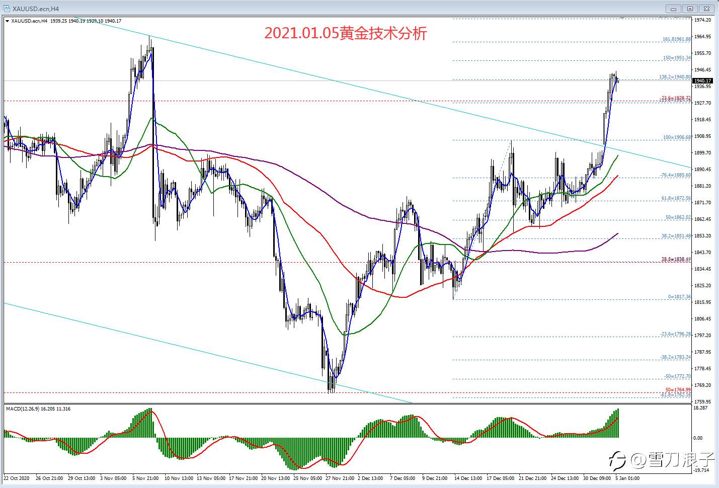 2021.01.05黄金技术分析
