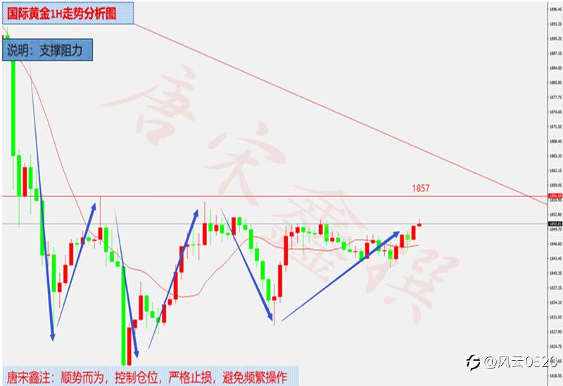 唐宋鑫:1.12黄金弱势反弹不改空头趋势
