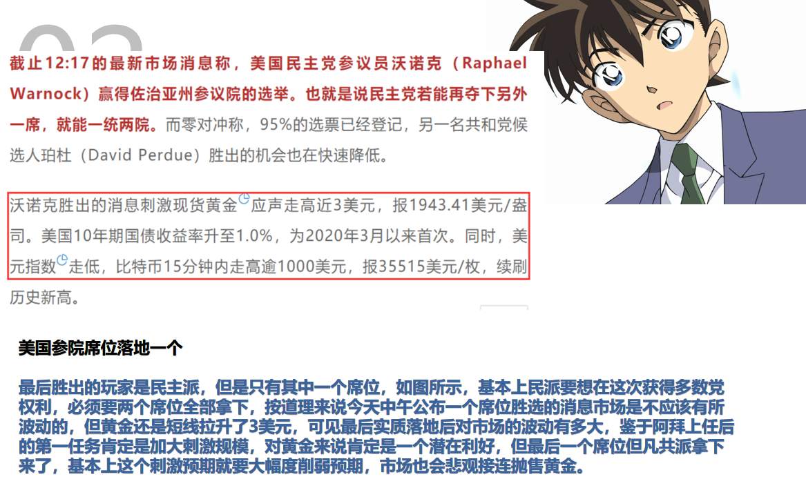 黄金更紧张的行情还在后边