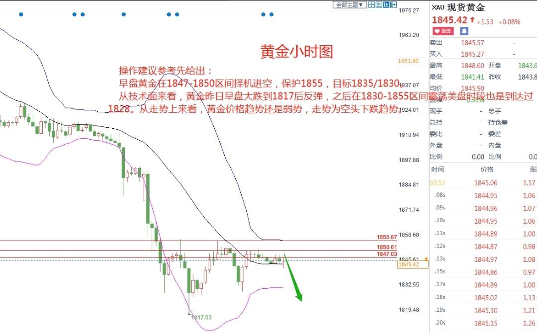 蓝图金道:1/12现货黄金走势分析及建议参考