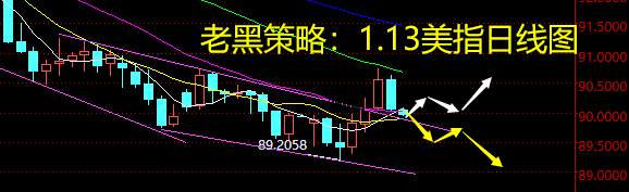 老黑策略：1.13外汇分析策略