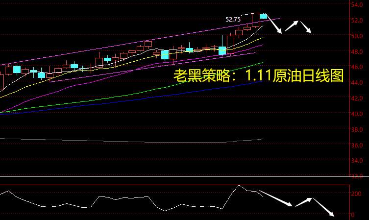 老黑策略：1.11原油分析策略