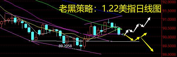 老黑策略：1.22外汇分析策略