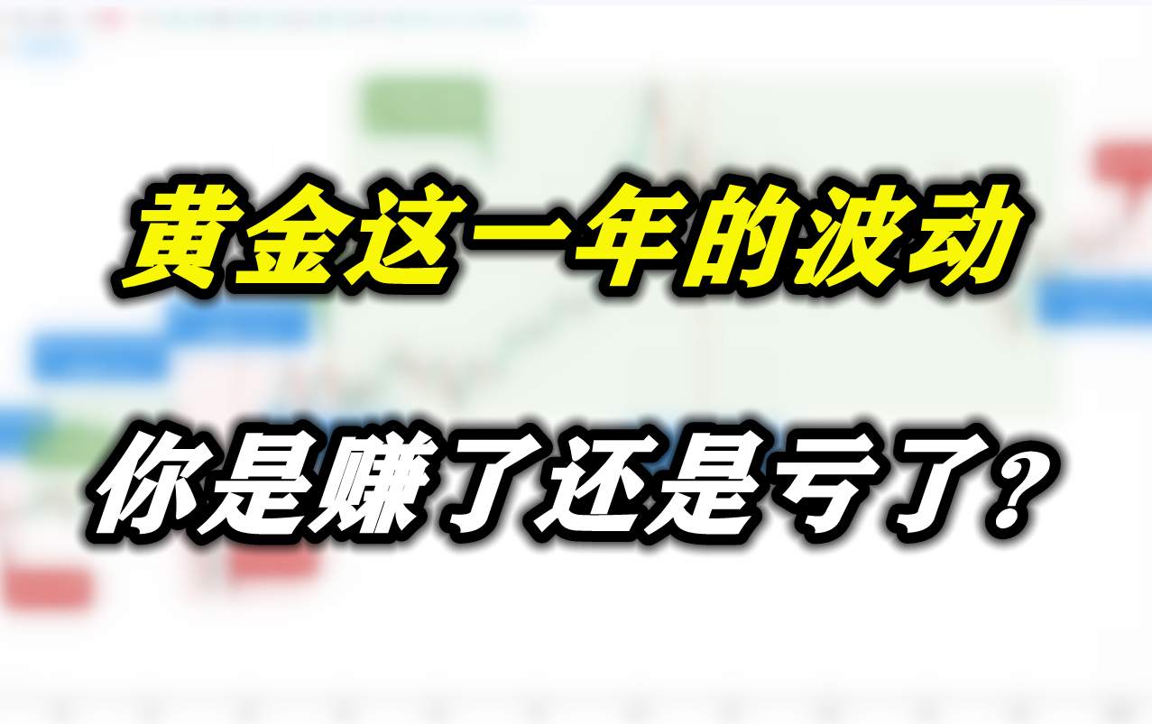 黄金这一年的波动，你是赚了还是亏了？