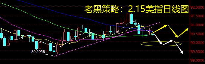 老黑策略：2.15外汇分析策略