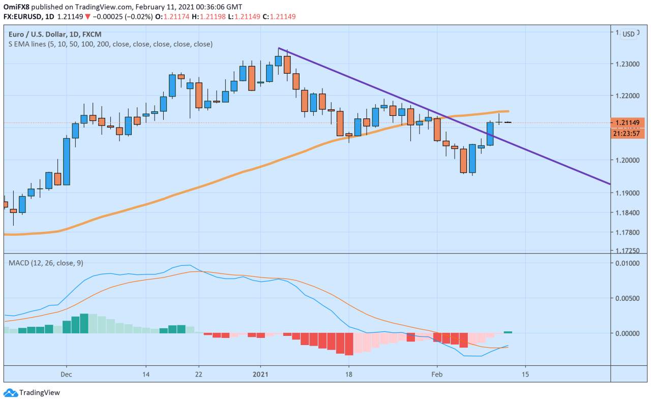 Phân tích giá EUR/USD: Chỉ báo chính lần đầu tiên tăng kể từ ngày 22 tháng 12
