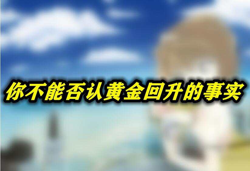 你不能否认黄金回升的事实