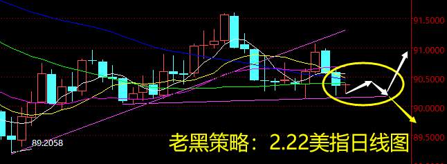 老黑策略：2.22外汇分析策略