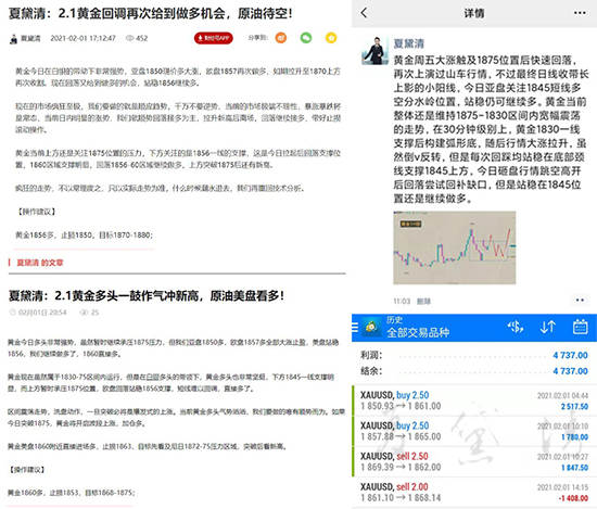 夏黛清：2.2黄金欧盘反弹稳健空，原油多单策略不变！