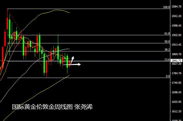 张尧浠：憧憬刺激推动黄金如期反弹、周内继续跟看至1855