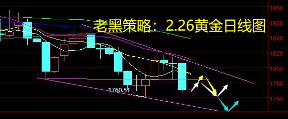 老黑策略：2.26黄金分析策略