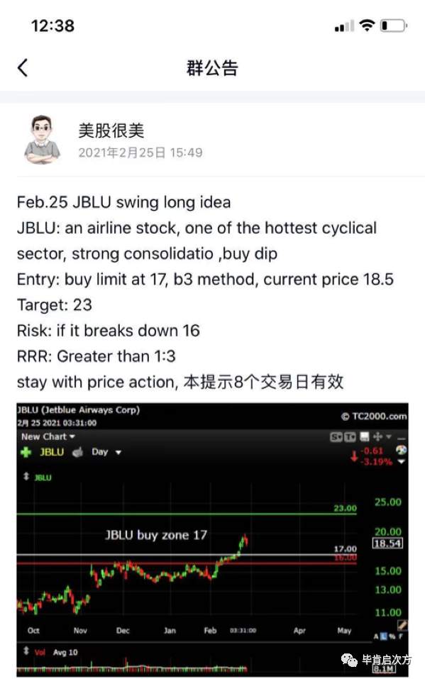 JBLU >20%，CF >12%，IP >17%【Mar.08 毕肯实盘案例集锦】