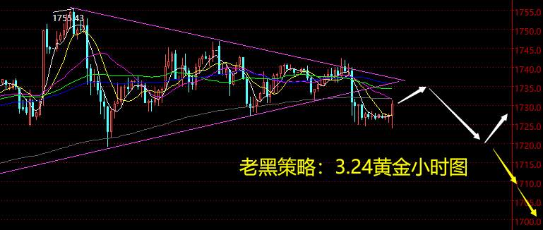 老黑策略：3.24黄金分析策略