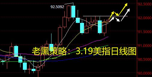 老黑策略：3.19外汇分析策略