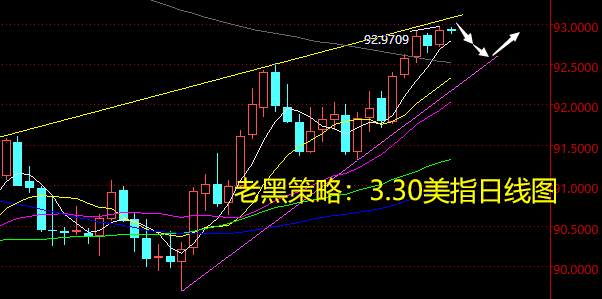 老黑策略：3.30外汇分析策略