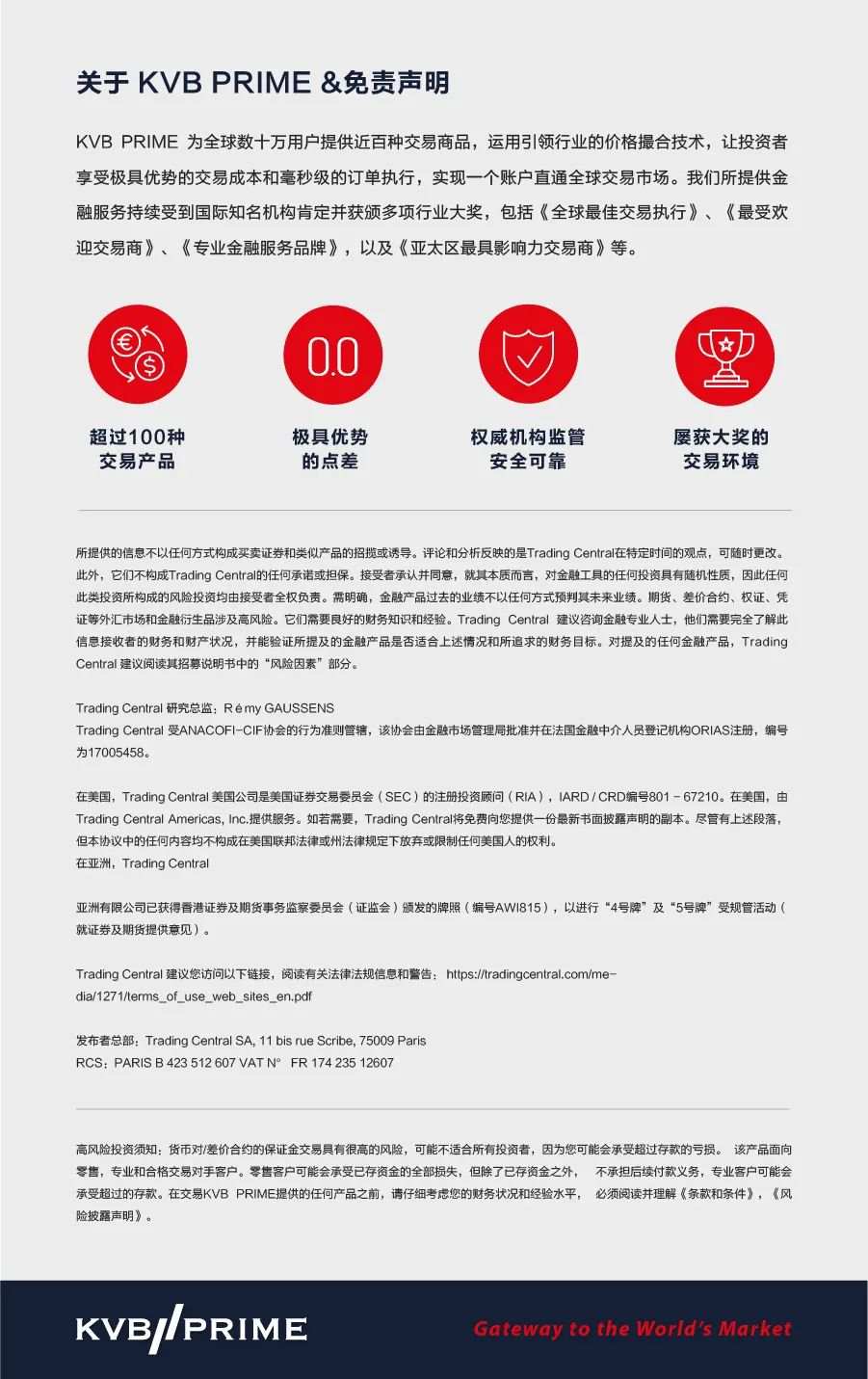 每日分析｜3/22 Trading Central 技术点评