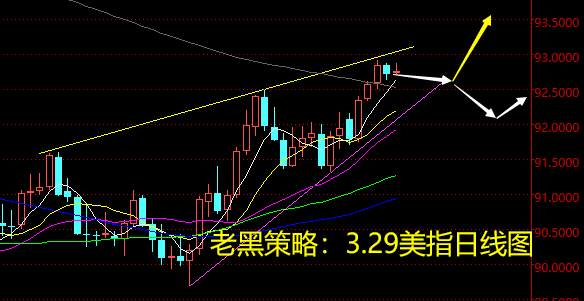 老黑策略：3.29外汇分析策略