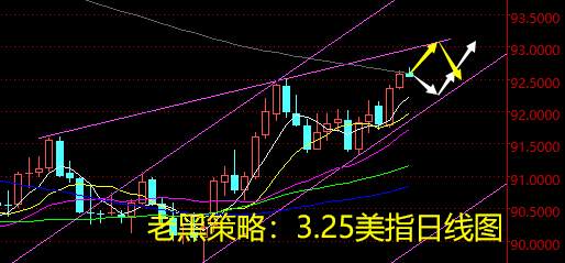 老黑策略：3.25外汇分析策略