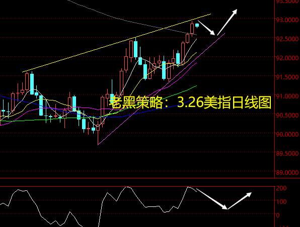 老黑策略：3.26外汇分析策略