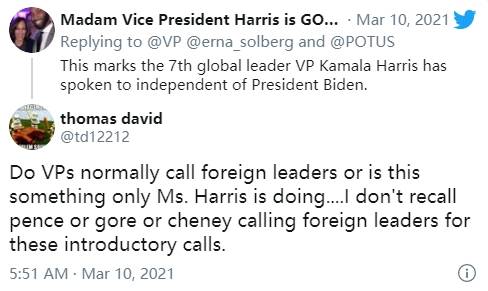 谁才是美国总统？美国副总统哈里斯又与一个外国领导人通电话