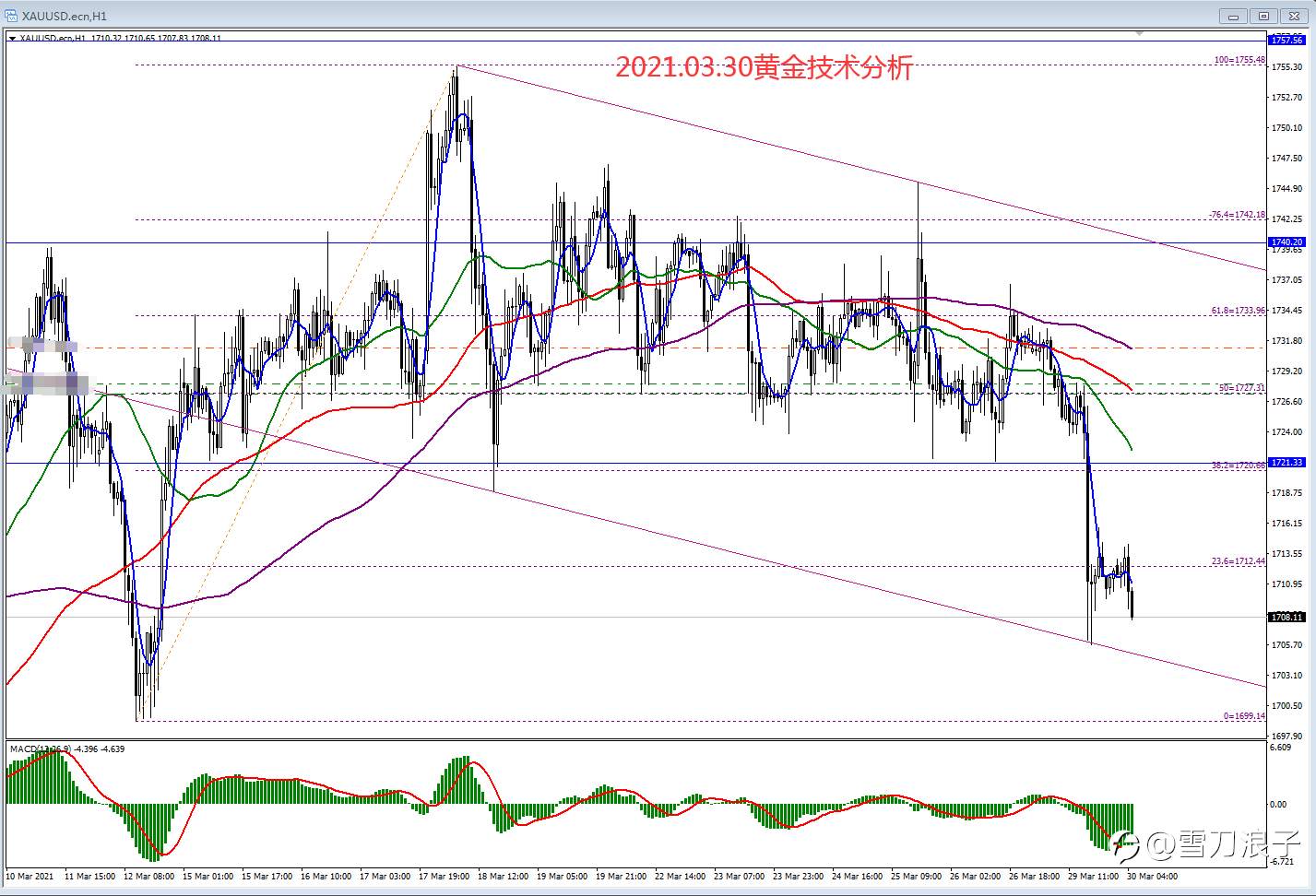 2021.03.30黄金技术分析