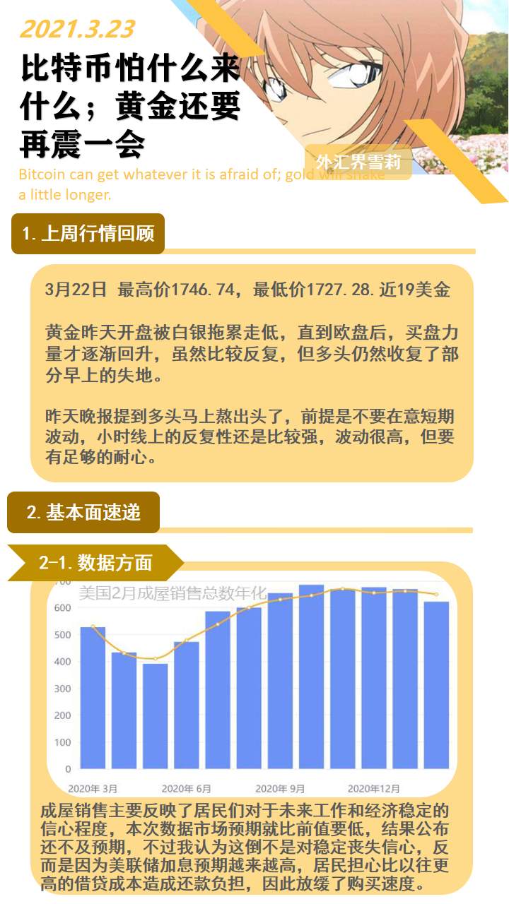 比特币怕什么来什么；黄金还要再震一会