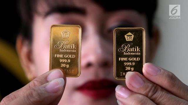 Harga Emas Antam Turun Rp 8.000 per Gram
