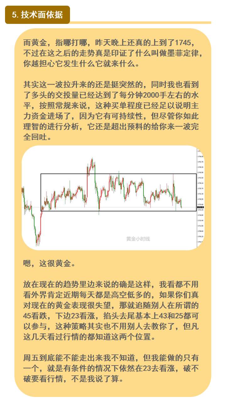 美国核心PCE前瞻；黄金走不出来怎么办？