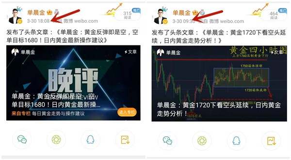 单晨金：黄金接连下跌谨防超跌反弹，美盘黄金操作建议!