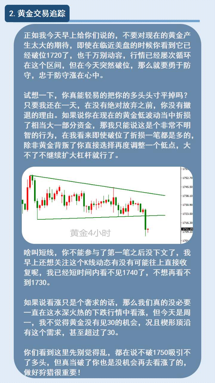 黄金的破位比苏伊士运河更加通畅