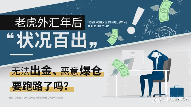 伟迦科技说老虎外汇年后状况百出，无法出金恶意爆仓
