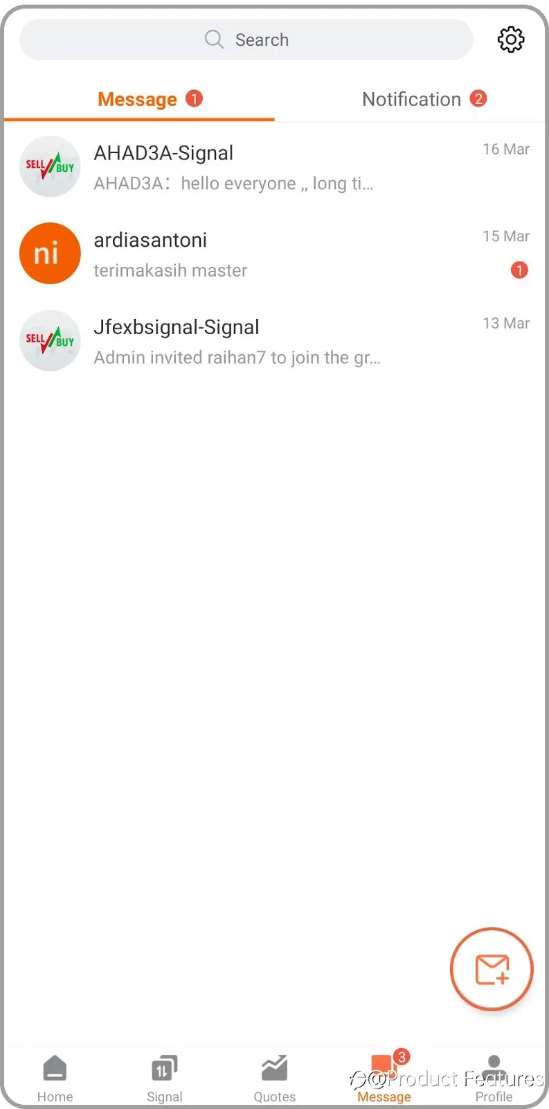 Pembaruan fitur IM & notifikasi