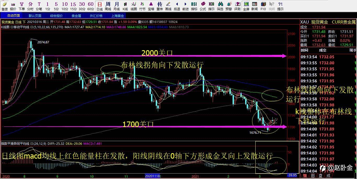 3.16号黄金解析以及操作策略布局！