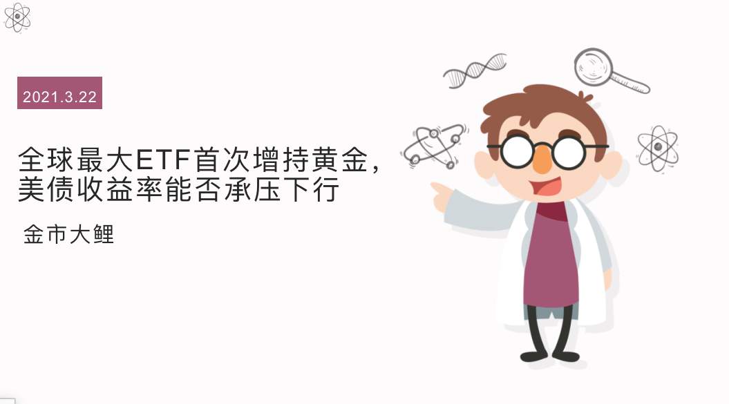 金市大鲤：全球最大ETF首次增持黄金，美债收益率能否承压下行