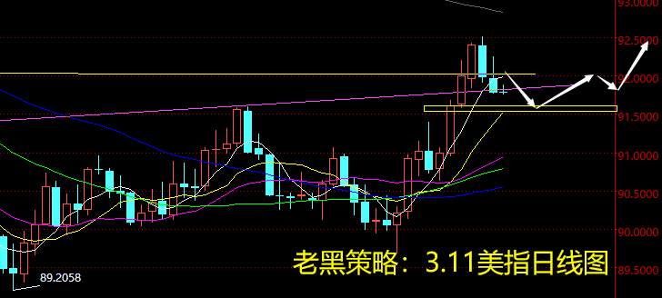 老黑策略：3.11外汇分析策略