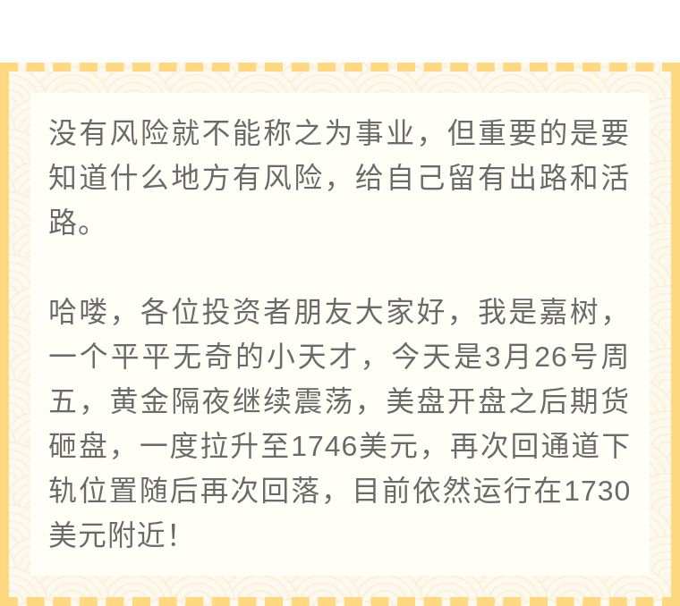 嘉树：黄金是主力拉高出货吗？