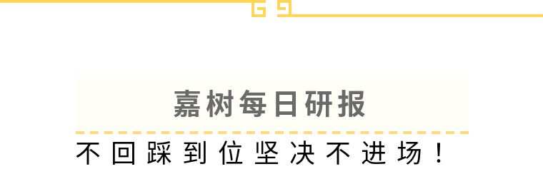 嘉树每日研报：不回踩到位坚决不进场！