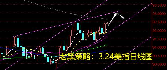 老黑策略：3.24外汇分析策略