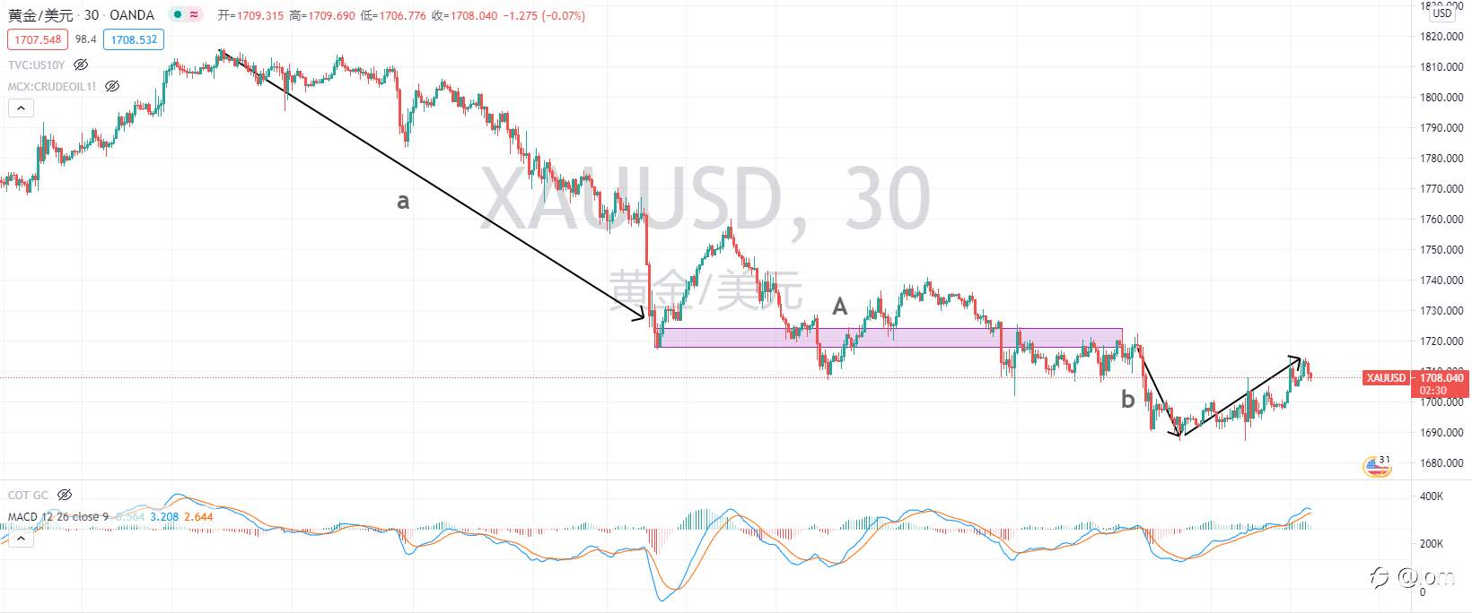 【Gold TA 08/03】拜登刺激法案参议院通过，料利好黄金