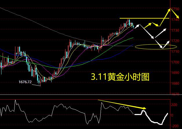 老黑策略：3.11晚盘外汇、黄金、原油分析策略