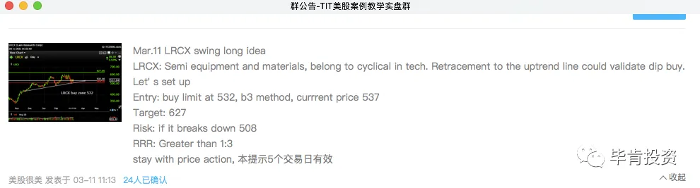 FB >11%，LRCX >8%【Mar.22 毕肯实盘案例集锦】