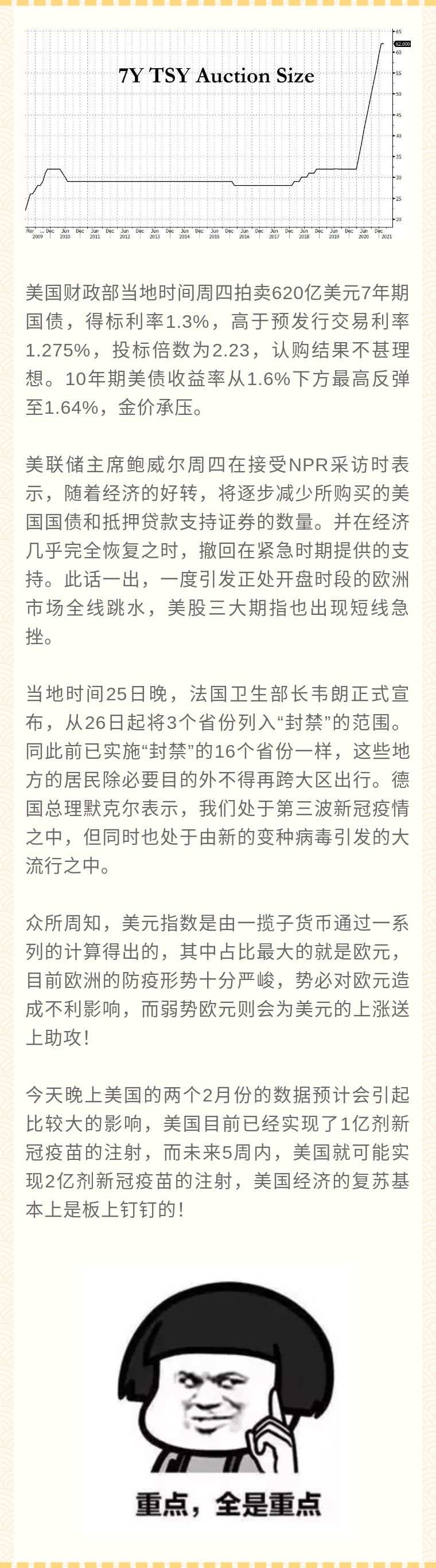 嘉树：美元死亡行军又跨过一道坎！