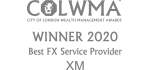 COLWMA再次授予XM最佳外汇服务商