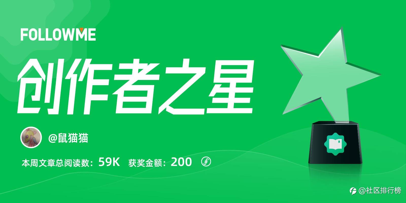 “创作者计划”本周榜单新鲜出炉啦！
