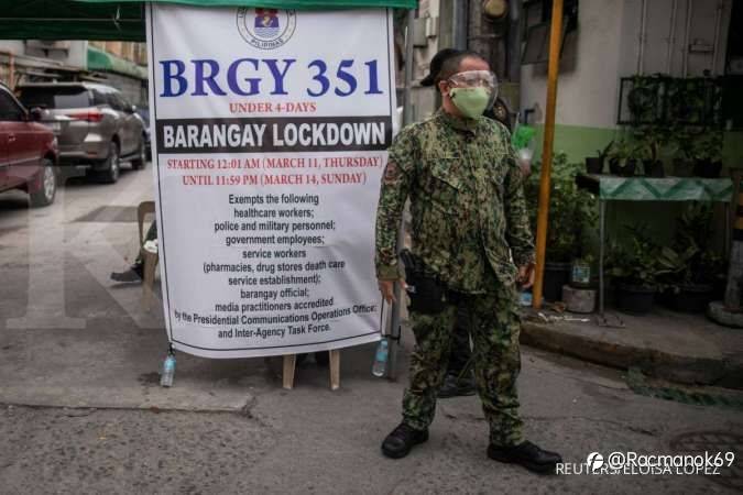 Manila dan 4 provinsi masih lockdown, kasus virus corona di Filipina tembus 1 juta